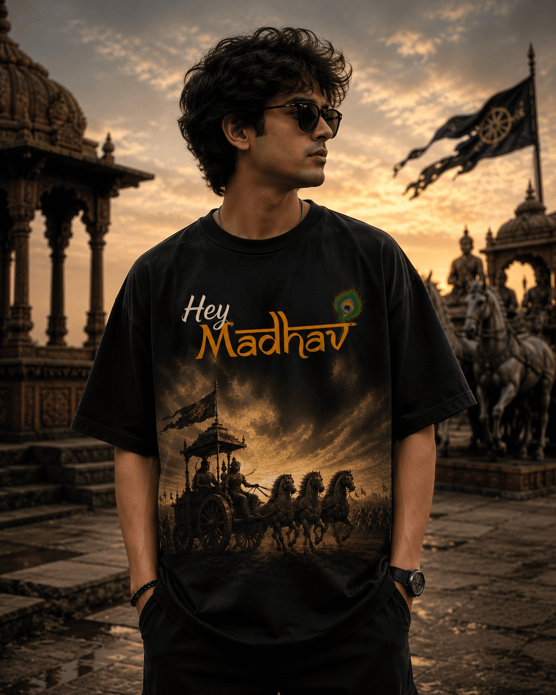 Hey Madhav – Divine Warrior Edition — Black 1