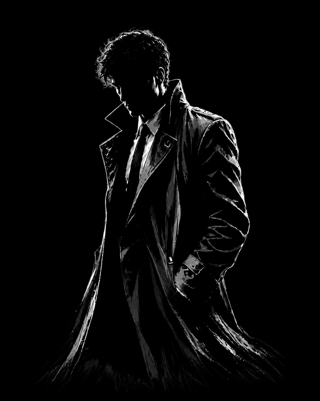 Shadow Walker Artwork – Noir Edition — Black 4