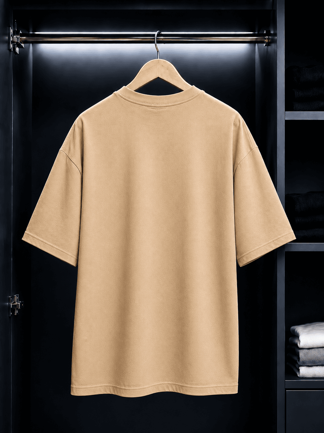 "Not On Your Frequency" Grumpy Cat Graphic Oversized T-Shirt — Beige 5