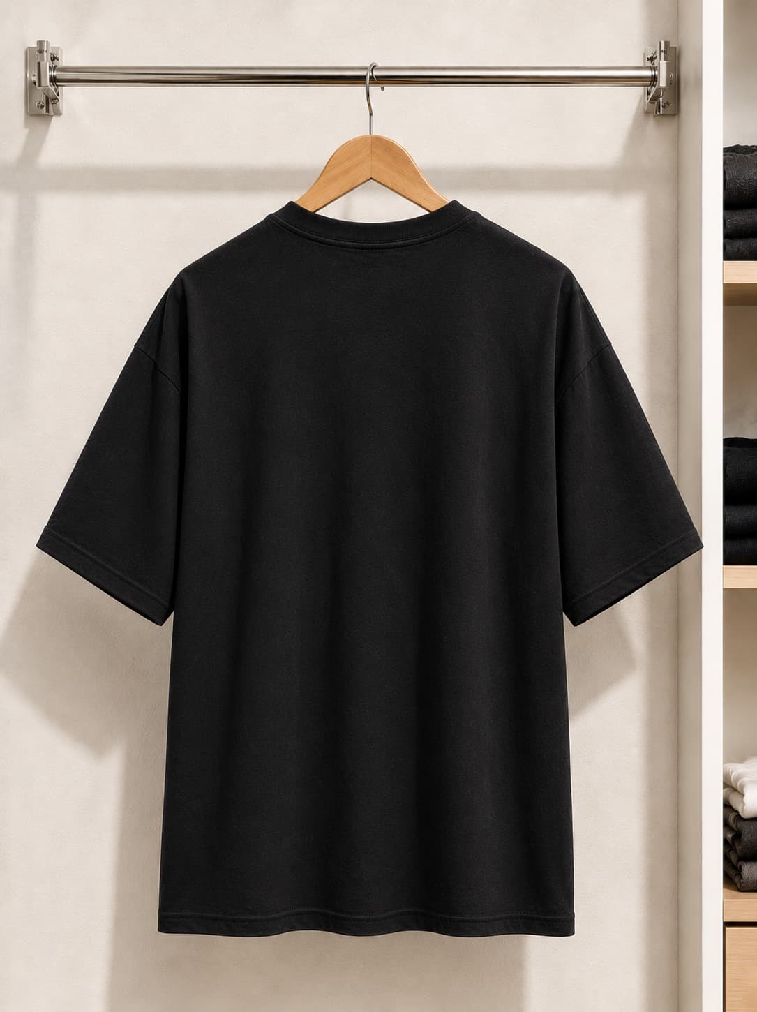 Elegant Red Rose Black Graphic T-Shirt for Women — Black 5