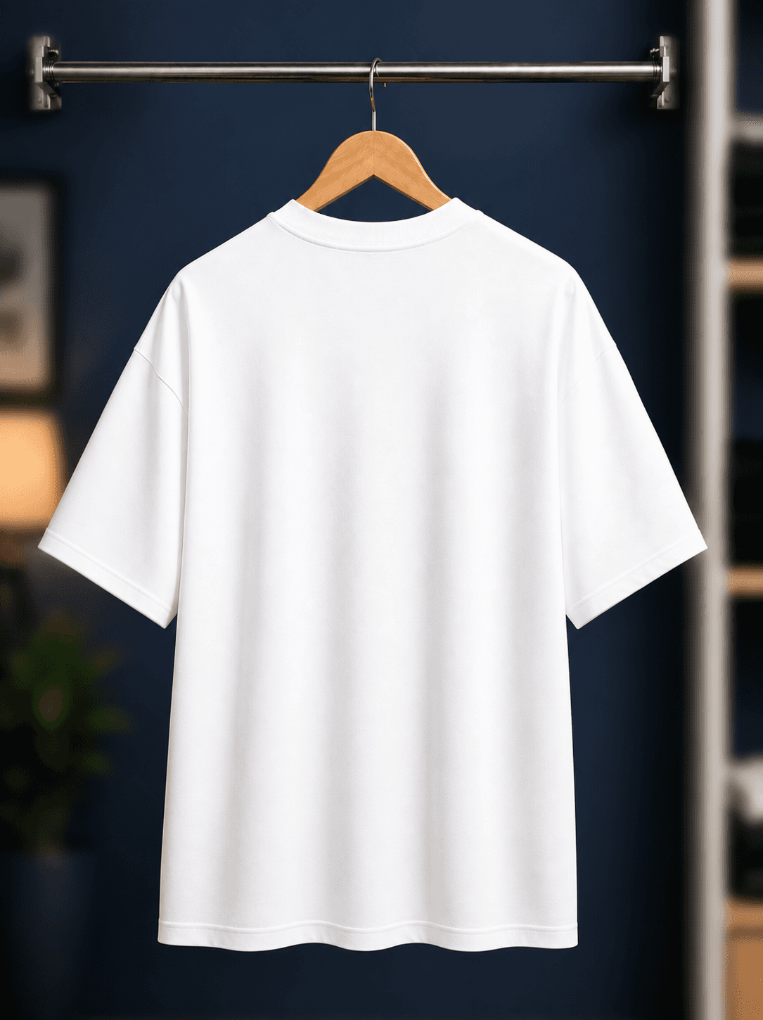 Women's Premium Oversized T-Shirt | 240 GSM Cotton Terry | Relaxed Fit | Black, White, Beige & Smokey Grey — White 4
