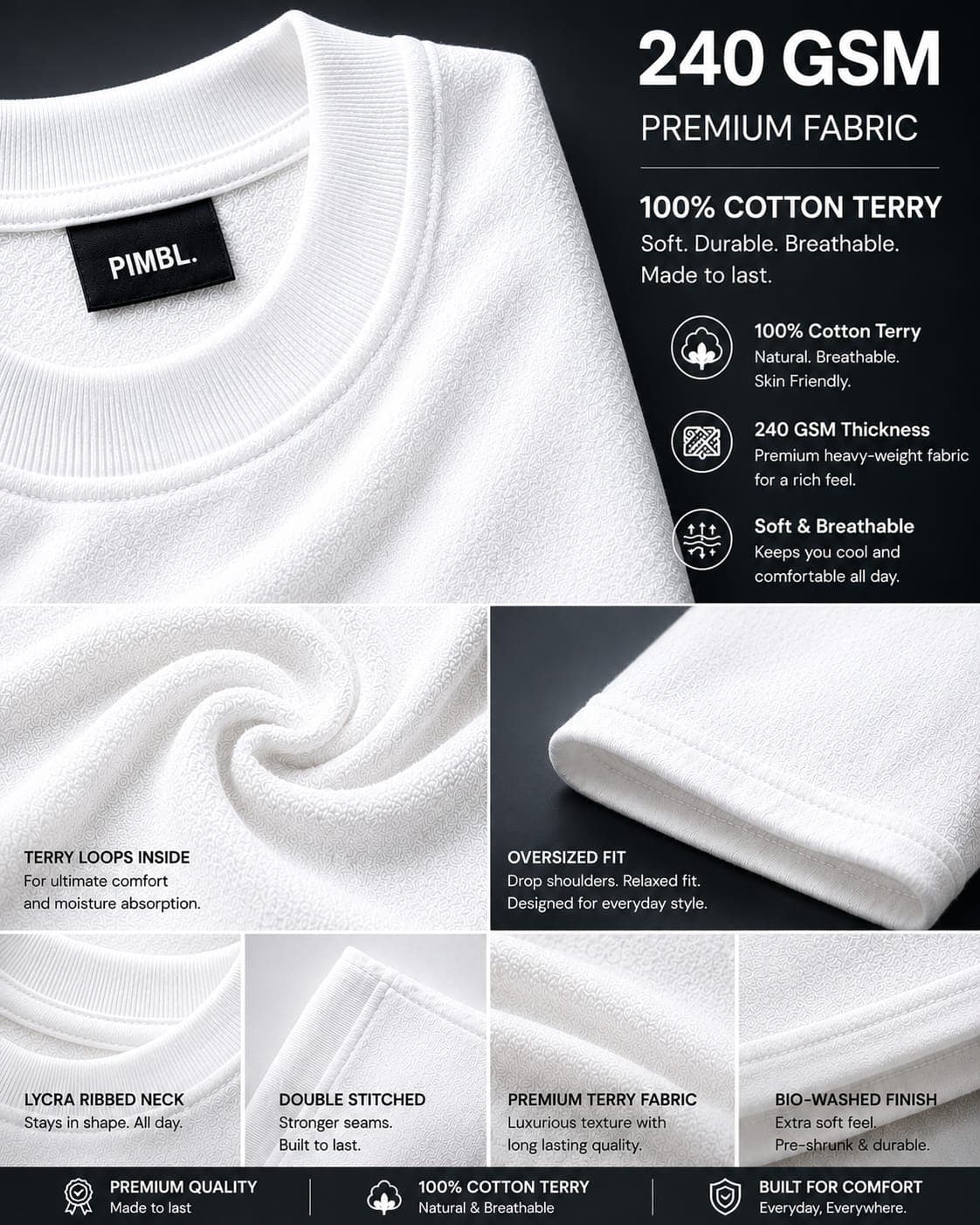 ERROR 404: SYSTEM CRASH Oversized Graphic T-Shirt — White 8